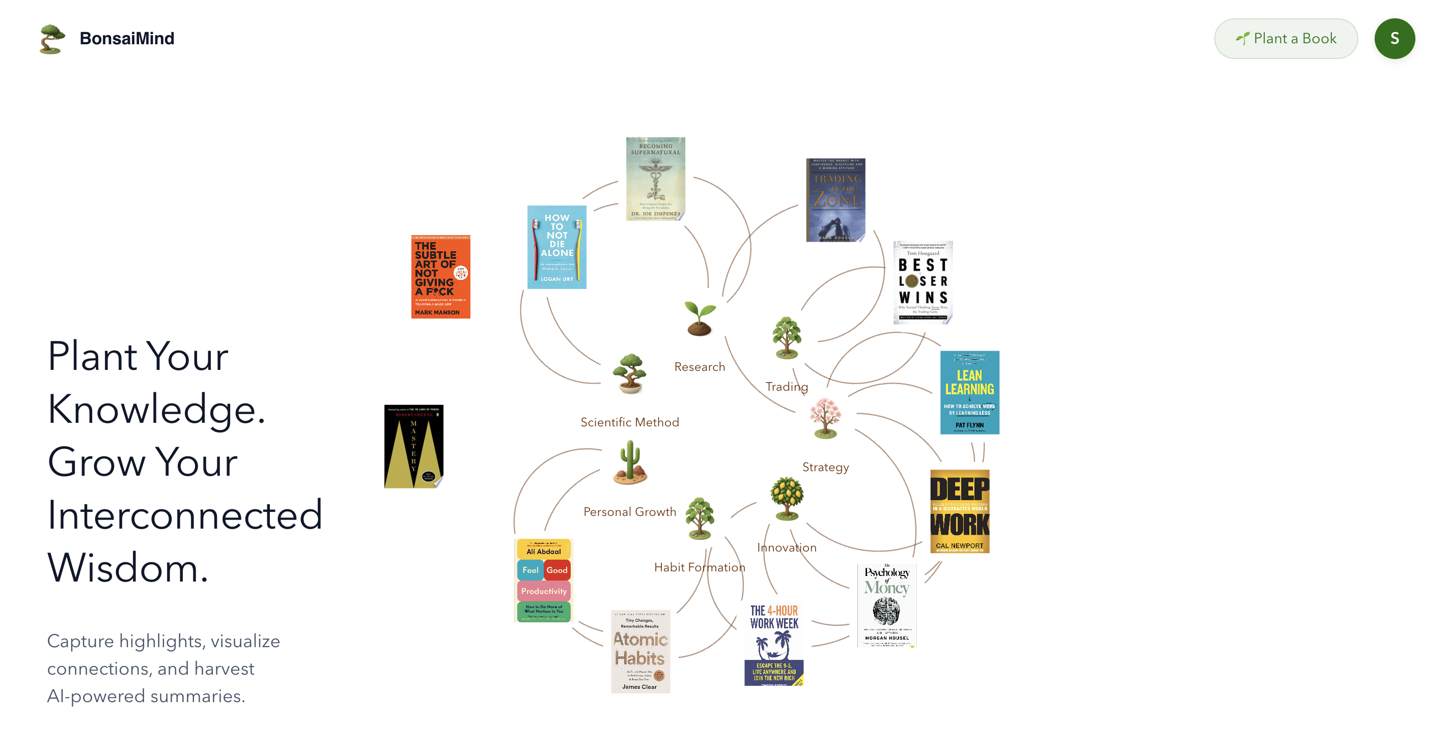 A minimalist web app for collecting books, storing highlights, and generating AI summaries.