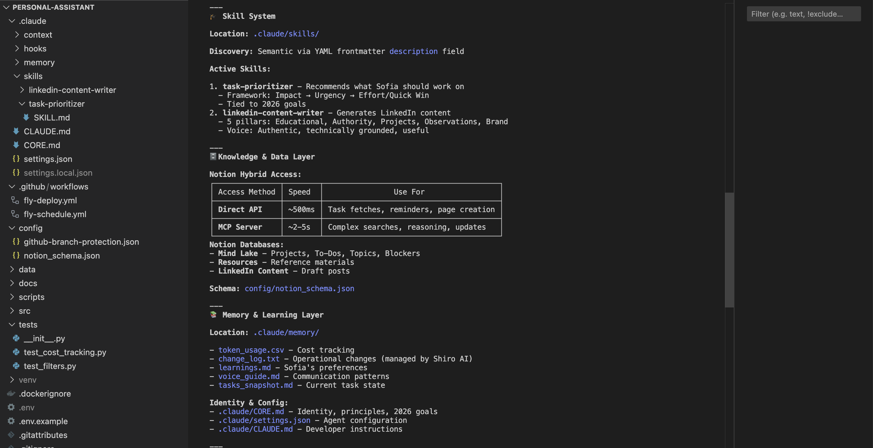 Shiro - A personal AI assistant built with Claude Agent SDK and Notion integration.